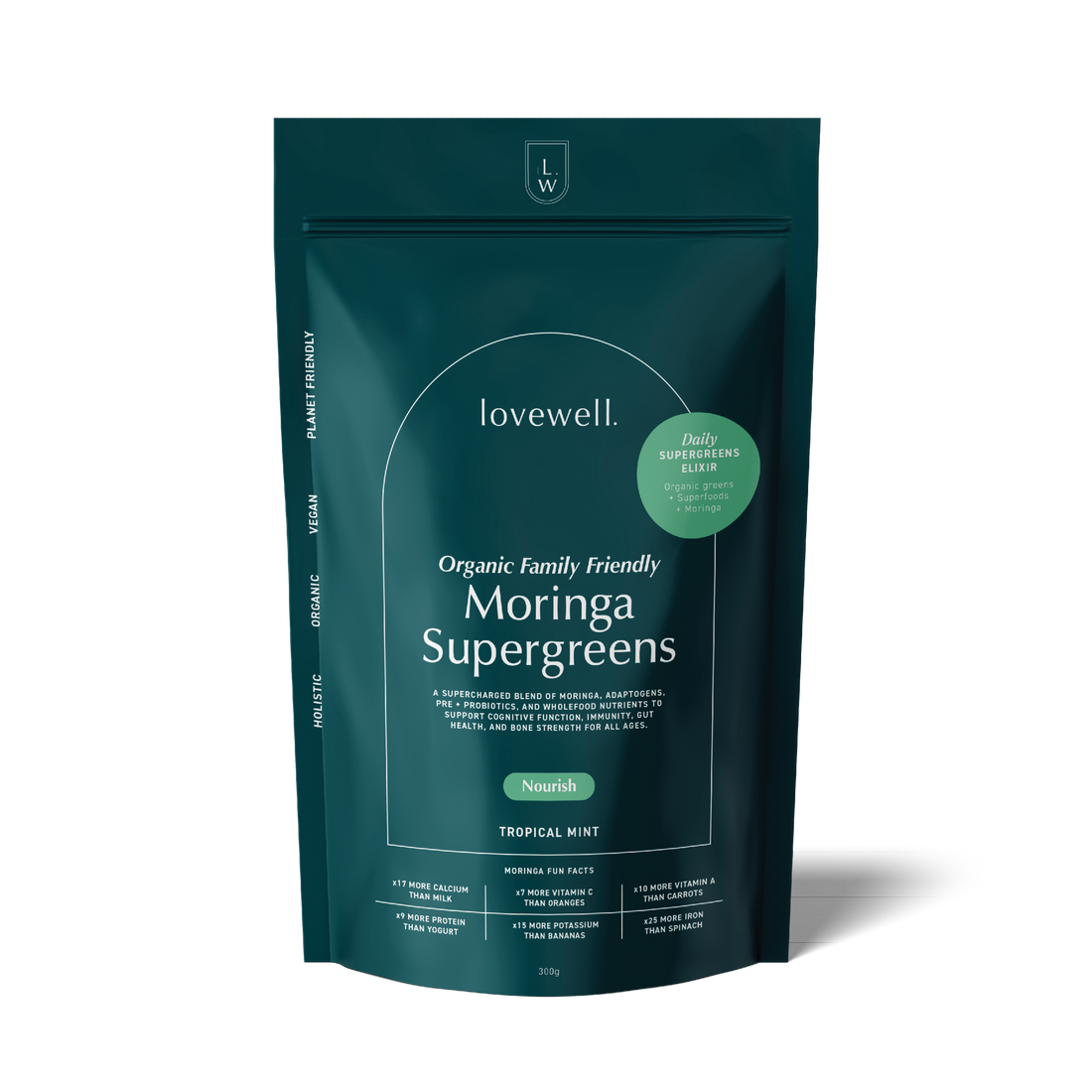 Family Friendly Moringa Supergreens