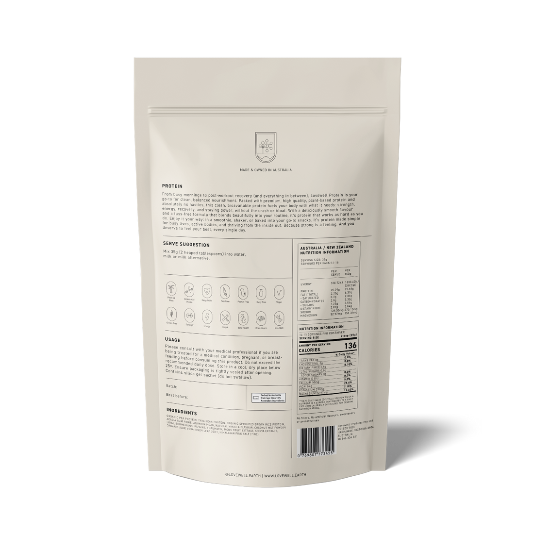 Organic Daily Protein | Vanilla