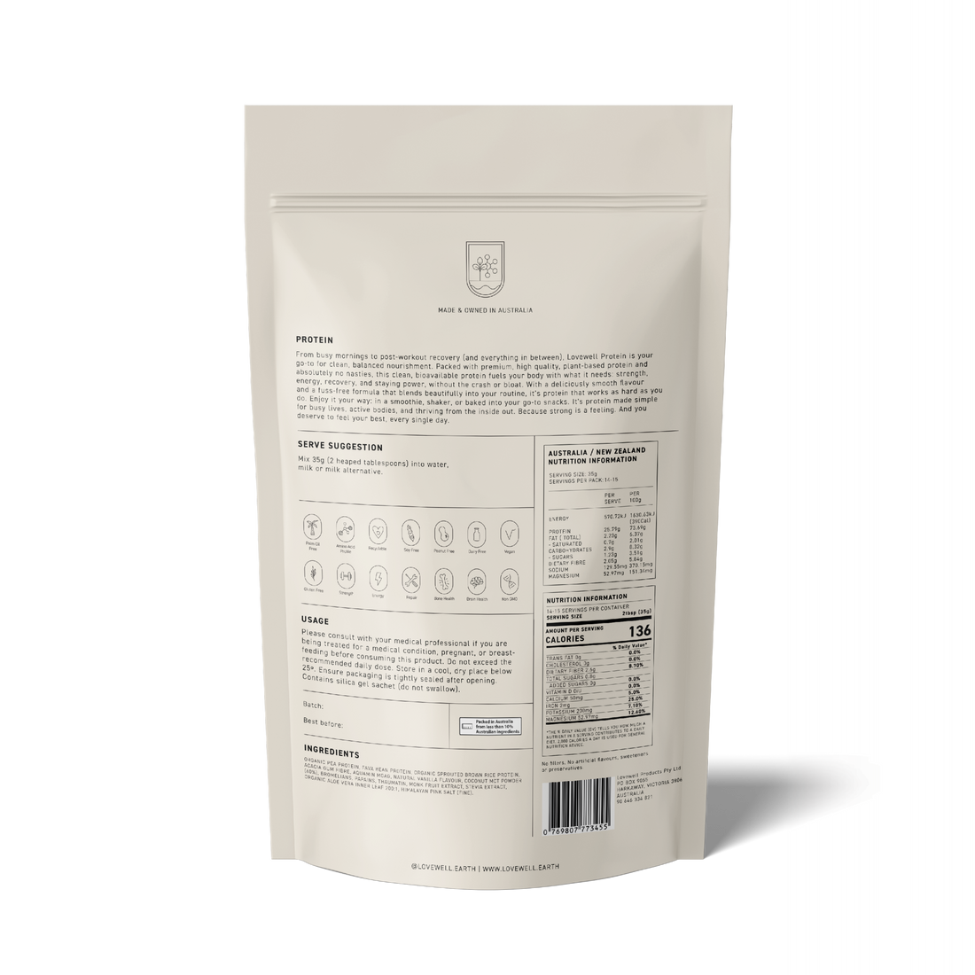 Organic Daily Protein | Vanilla